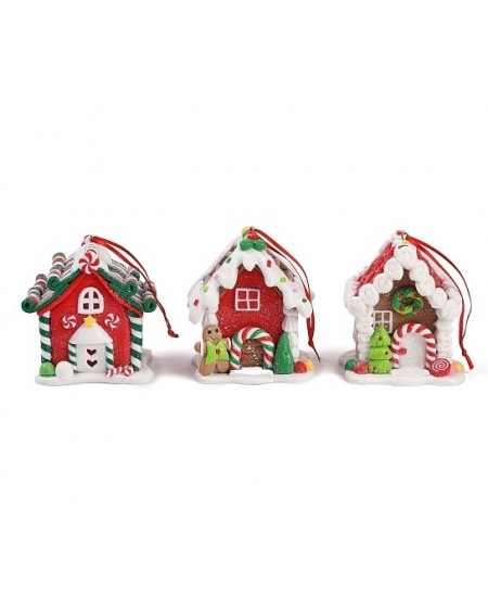 Christmas House PVC Pendant Decorations, for Christmas Tree Hanging Ornaments (02X644)