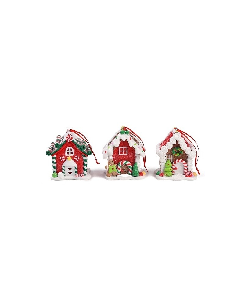 Christmas House PVC Pendant Decorations, for Christmas Tree Hanging Ornaments (02X644)