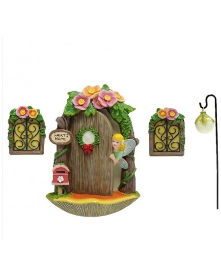 House with Fairy Resin Miniature Ornaments,Micro Landscape Dollhouse Accessories (02R22H)