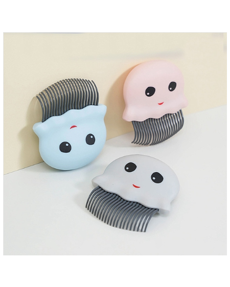 Plastic Pet Deshedding Brushes, Shedding and Grooming Comb, Jellyfish & Paw Print & Cloud