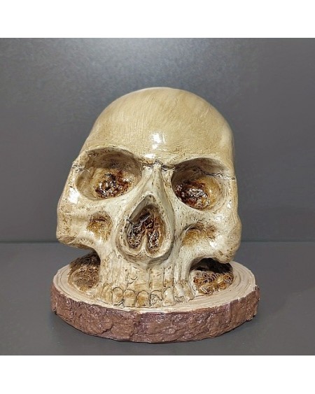 Skull Resin Knife Display Stand, Knife Holder for Home Kitchen, Store, Exhibition (02Y6BZ)