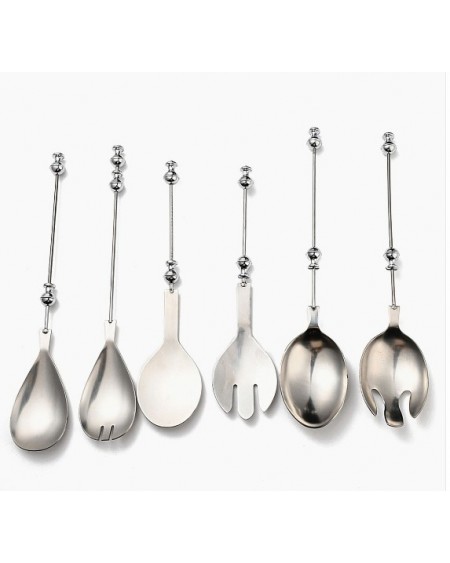 201 Stainless Steel Tableware, Beadable Flatware, with Alloy Findings (02NKAF)