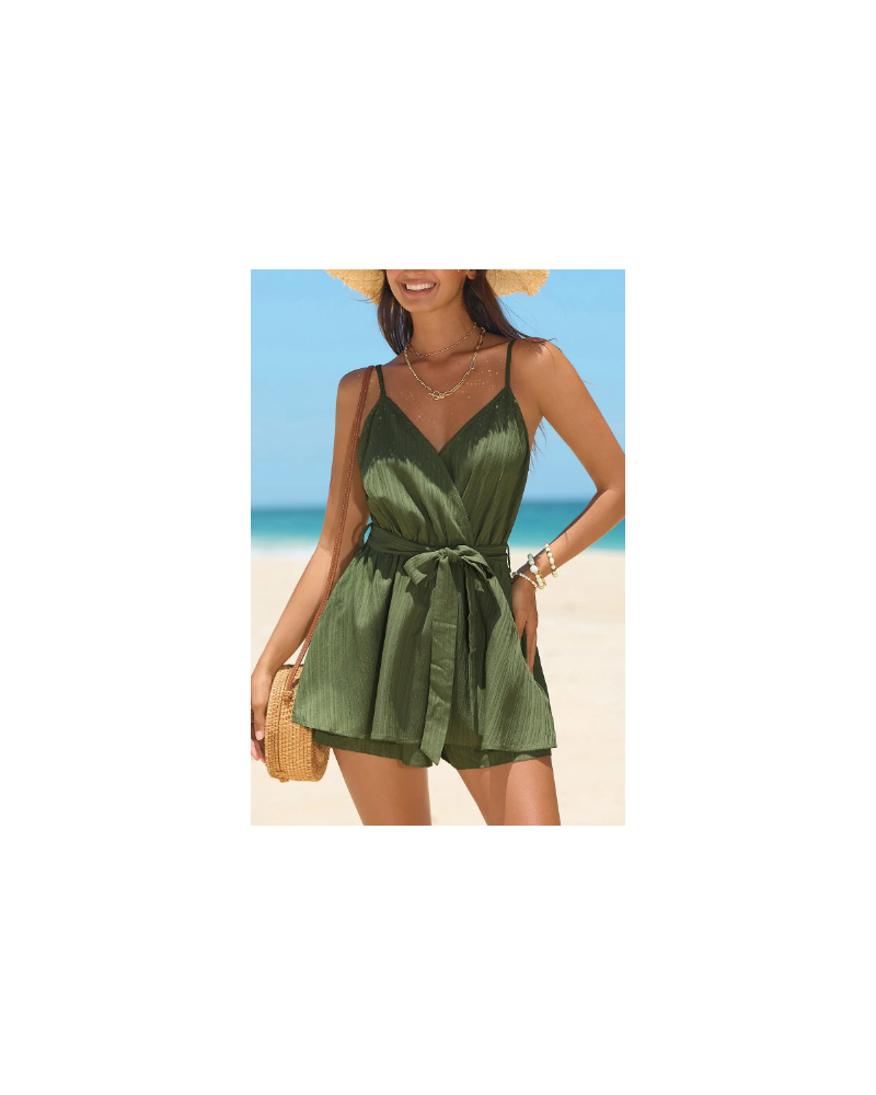 Pixie Blossom Green Romper