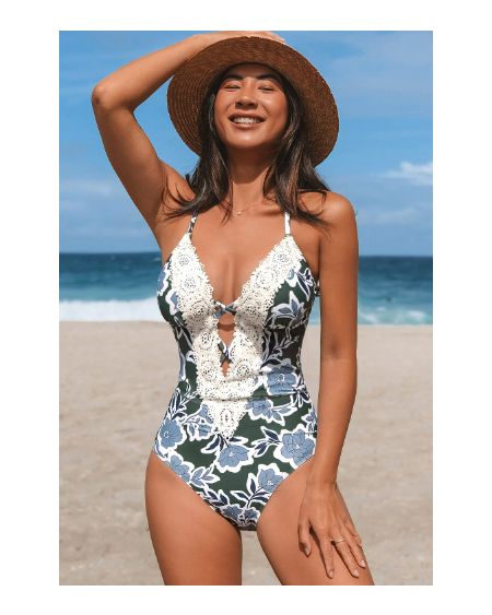 Sundown Serenade Floral One-Piece Swimsuit