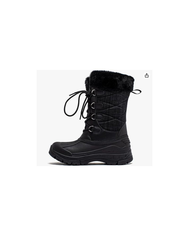 Women's Winter Snow Boots Outdoor Waterproof Mid Calf Boots