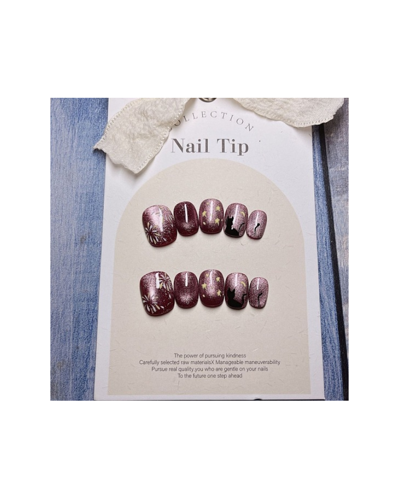 Plastic False Nail Tips, Full Cover Press On False Nails, Nail Art Detachable Manicure