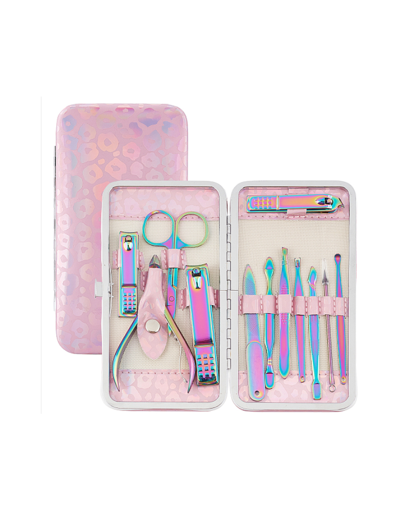 Stainless Steel Manicure Tools Kits, Including Nail Clipper, Eyebrow Clip